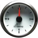 фото Wema Кварцевые часы белые/серебряные Wema IMCR-WS 12/24 В 52 мм