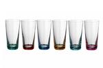 фото Набор стаканов для воды из 6 шт."джайв пэйнтед" 400 мл.высота=15 см. Crystalex Cz (674-238)