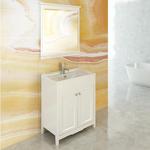 фото Зеркало в ванную комнату ТБИЛИСИ 70 белый глянец