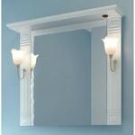 фото Зеркало с подсветкой в ванную комнату "Venecia 80" №3 белый глянец SFARZOSO