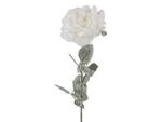 фото Ветка белой розы высота=72 см. Huajing Plastic (864-025)