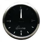 фото Wema Кварцевые часы чёрные/серебряные Wema IMCR-BS 12/24 В 52 мм