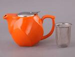 фото Заварочный чайник 750 мл.оранжевый Agness (470-189)