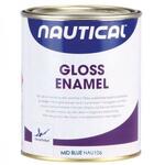 фото Nautical Эмаль высококачественная однокомпонентная средне-синяя Nautical Gloss Enamel NAU106 750 мл