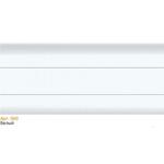 фото Т-ПЛАСТ 060 Плинтус Чайка с кабель-каналом и мягким краем белый (1х2,5м) (1шт)