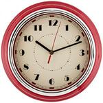 фото Часы настенные кварцевые "lovely home" 29,8*29,8*9,5 см цвет:красный Lefard (220-353)