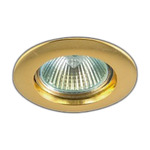 фото Точечные светильники PRORAB Светильник точечный LEEK M 210А-1 (1210А-1) светлое золото
