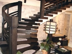 фото Лестницы в японском стиле из массива дерева