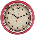 фото Часы настенные кварцевые lovely home 29,8х29,8х9,5 см цвет:красный