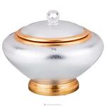 фото Декоративная чаша серебряный век диаметр 22 см высота 18 см