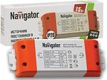 фото Led-драйвер (блок питания для светодиодов) Navigator недиммируемый пластиковый корпус
