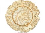 фото Блюдо арт-деко с золотом диаметр 35 см