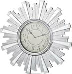фото Часы настенные кварцевые swiss home цвет:серебро 50х50х4 см