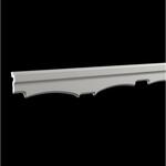 фото Плинтус потолочный без орнамента Гибкий1.50.265F
