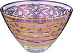 фото Декоративная чаша алессандра фиолетовая диаметр 25 см