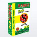 фото Клей плиточный Самикс К-18 (SAMIX К18) для керамогранита наружных и внутренних работ