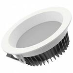 фото Светильник светодиодный ВАРТОН Downlight круглый встраиваемый 230*84 40W 4000K IP54/20 DALI | код. V1-R0-00084-10D01-4404040 | Varton