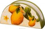 фото Салфетница лимоны длина 13,5 см