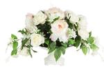 фото Декоративные цветы Розы и пионы в керамической вазе - DG-15146-AL Dream Garden