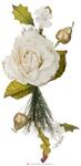 фото Цветок искусственный роза длина 38 cm.