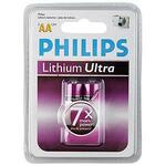 фото Элемент питания литиевые FR6 (АА) 1,5В 2шт/блистер LITHIUM ULTRA Philips