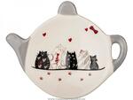 фото Подставка для чайных пакетиков кошкин дом 10х9,5х2 см,