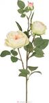 фото Цветок искусственный ветка розы длина 74 см,