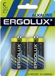фото Ergolux LR14 Alkaline BL-2 (батарейка,1.5В)