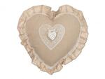 фото Подушка в форме сердца коллекция "кофе с молоком" 38*38 см. Gree Textile (222-249)