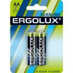 фото Ergolux LR6 Alkaline BL-2 (батарейка,1.5В)