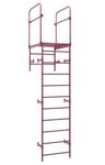 фото Пожарные вертикальные металлические лестницы П 1-1 и П 1-2. Borge. Сделаны по ГОСТ