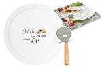 фото Набор для пиццы: блюдо и нож Kitchen Elements в подарочной упаковке - EL-R1919_KITE Easy Life (R2S)