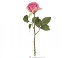 фото Цветок искусственный роза лавандовая длина 38 см,