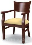 фото Стул «Бристоль» с мягким сиденьем и подлокотниками (деревянный каркас)