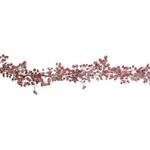 фото Декор гирлянда с ягодами 180 см красная заснеженная (83012)