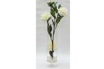 фото Декор.цветы Пионы белые в стекл.вазе - DG-F6870W Dream Garden