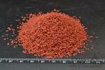 фото Цветной кварцевый дробленый песок красный 0,7-1,2 мм
