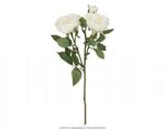 фото Цветок искусственный ветка розы длина 60 см,