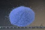 фото Цветной кварцевый дробленый песок голубой 0,2-0,63