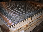 фото Алюминиевый рифленый лист квинтет АМг2Н2 ВД1АМ