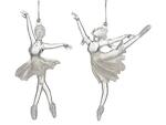 фото Декоративное изделие "балерина" прозрачный с серебр глиттером 14,5*11,5см. (ма Myco International (865-063)