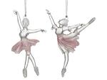 фото Декоративное изделие "балерина" жемчужно розовый/серебро 10,5*14 см. (мал-24/к Myco International (865-045)