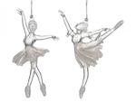 фото Декоративное изделие "балерина" прозрачный с серебр глиттером 14,5*11,5см. (ма Myco International (865-063)