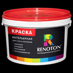 фото Краска «Renoton» интерьерная супербелая профессиональная (ведро 14 кг)