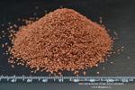 фото Цветной кварцевый дробленый песок коричневый 0,7-1,2