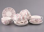 фото Чайный набор на 6 персон 12 пр. 250 мл. Porcelain Manufacturing (359-242)