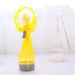 фото Портативный ручной вентилятор с пульверизатором Water Spray Fan желтый
