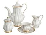 фото Чайный сервиз на 6 персон 15 пр."барокко" 1200/200 мл. Porcelain Manufacturing (418-245)