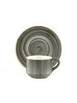 фото Столовая посуда из фарфора Bonna SPACE AURA чашка кофейная с блюдцем ASC GRM 01 KFT (штабелируется
