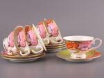 фото Чайный набор на 6 персон 12 пр. 200 мл. Porcelain Manufacturing (264-371)